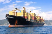 Transportation, containers ship