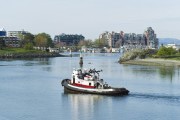 Tug Boat in Victoria Canada Harbor
